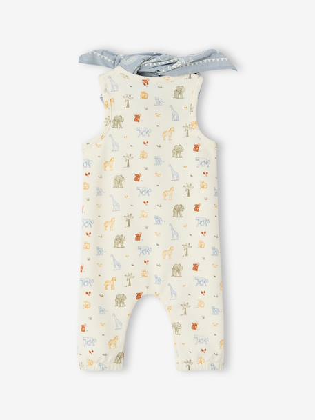 Ensemble combi bandana bébé écru - vertbaudet enfant 
