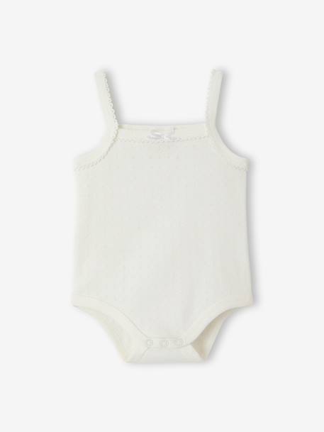 Newborn set for girls, 3-piece set ecru - vertbaudet enfant 
