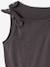Two-fabric playsuit for girls old rose+slate grey - vertbaudet enfant 