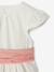 Party skater dress with bow sage green+white - vertbaudet enfant 