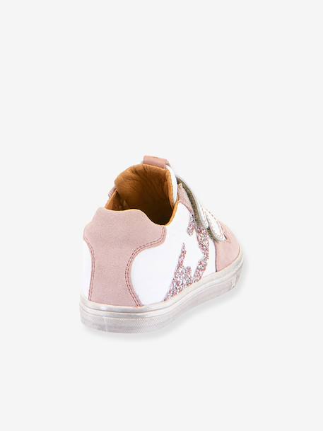 DOLVY trainers for children by FRODDO beige+multicoloured+rosy - vertbaudet enfant 