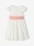 Party skater dress with bow sage green+white - vertbaudet enfant 