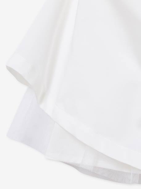 Occasion Wear Dress with Floral Print, for Girls light blue+pale pink+printed pink+printed white+white - vertbaudet enfant 