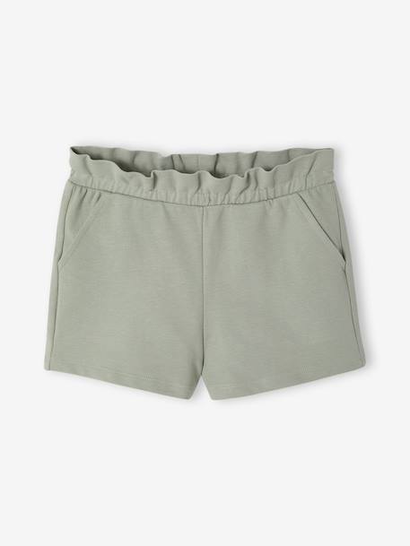 Pack of 2 Pairs of Shorts for Girls aqua green+navy blue+tangerine - vertbaudet enfant 