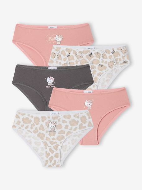 Pack of 5 Hello Kitty cotton briefs for girls blush - vertbaudet enfant 