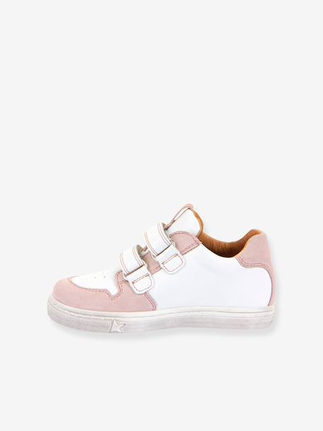 DOLVY trainers for children by FRODDO beige+multicoloured+rosy - vertbaudet enfant 