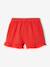 Girl's cotton gauze skort electric blue+red - vertbaudet enfant 