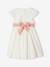 Party skater dress with bow sage green+white - vertbaudet enfant 