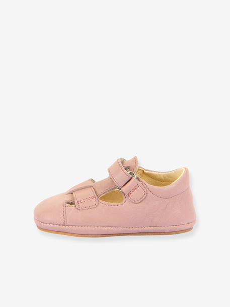 FRODDO baby girl's barefoot sandals deep blue+light pink - vertbaudet enfant 