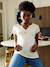 Maternity tunic-neck t-shirt ecru - vertbaudet enfant 
