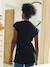 V-neck nursing t-shirt black+khaki - vertbaudet enfant 
