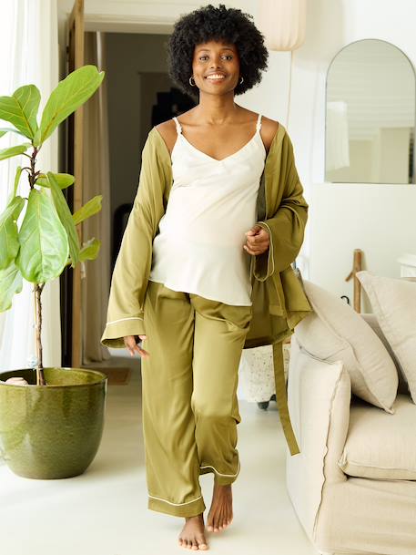 Nursing clothes bathrobe set olive - vertbaudet enfant 