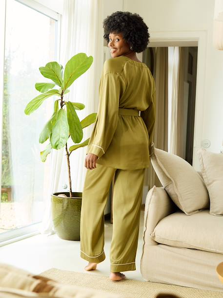 Nursing clothes bathrobe set olive - vertbaudet enfant 