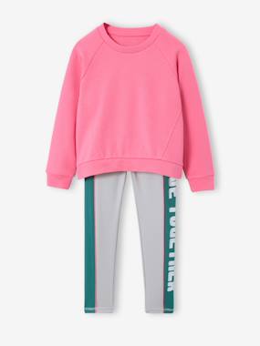 -Ensemble legging sweat fille