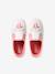 Elasticated Canvas Slippers for Children pale pink+printed pink+rose - vertbaudet enfant 