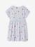Girl's comfortable jersey dress striped blue+striped pink - vertbaudet enfant 
