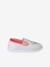 Chausson fille textile élastique rose+rose imprimé+rose pâle - vertbaudet enfant 