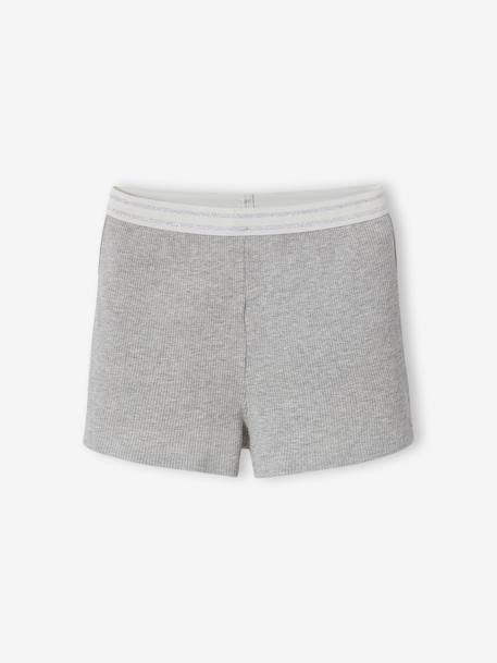 Pack of 2 short and long pyjamas marl grey - vertbaudet enfant 
