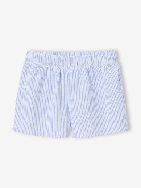 Short-sleeved pyjama playsuit to customise sky blue - vertbaudet enfant 