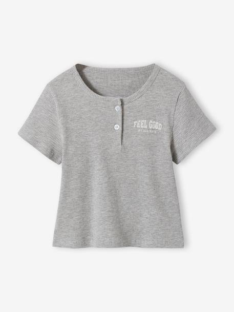 Pack of 2 short and long pyjamas marl grey - vertbaudet enfant 