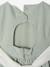 Party skater dress with bow sage green+white - vertbaudet enfant 