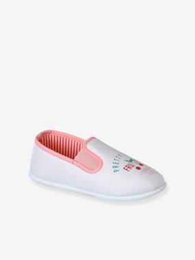 Shoes-Girls Footwear-Slippers-Elasticated Canvas Slippers for Children