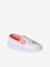 Elasticated Canvas Slippers for Children pale pink+printed pink+rose - vertbaudet enfant 