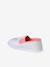 Elasticated Canvas Slippers for Children pale pink+printed pink+rose - vertbaudet enfant 