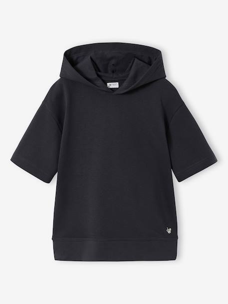 Set of short sweatshirt with short sleeves anthracite - vertbaudet enfant 