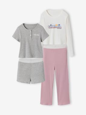 Fille-Lot 2 pyjamas court et long