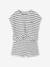 Fancy Knit T-Shirt & Shorts Set for Girls ecru+rose - vertbaudet enfant 