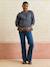Balloon sleeve nursing blouse navy blue - vertbaudet enfant 