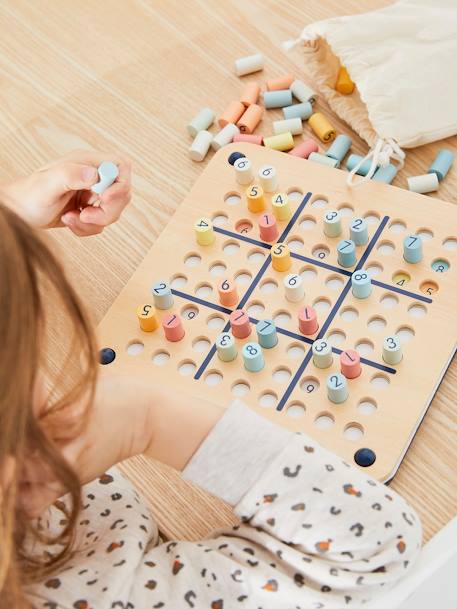 Sudoku des couleurs en bois FSC® multicolore - vertbaudet enfant 
