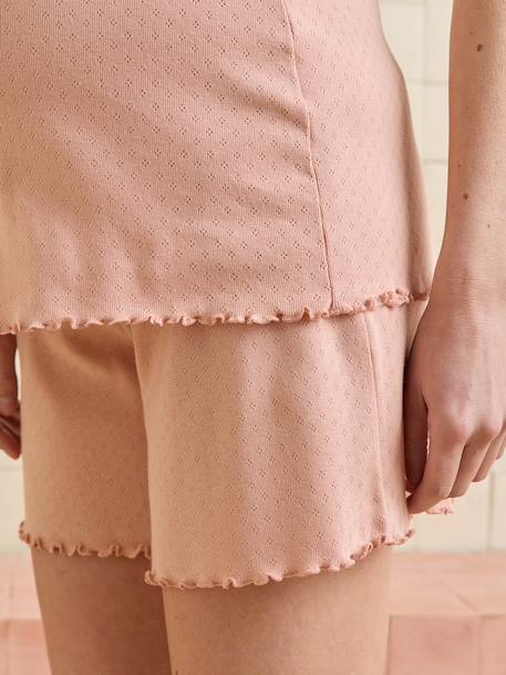 Organic cotton maternity pyjama shorts rose - vertbaudet enfant 