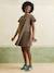T-Shirt Dress in Organic Cotton*, Maternity & Nursing Special khaki+slate blue - vertbaudet enfant 