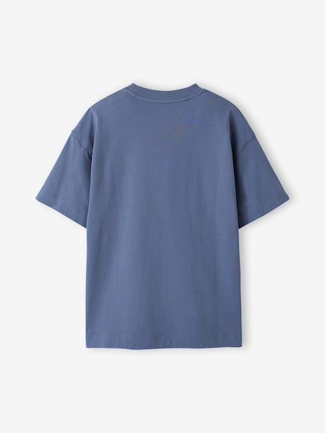 Pack of 2 short-sleeved t-shirts grey blue - vertbaudet enfant 