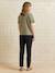 Cotton gauze maternity trouser black - vertbaudet enfant 