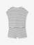 Fancy Knit T-Shirt & Shorts Set for Girls ecru+rose - vertbaudet enfant 
