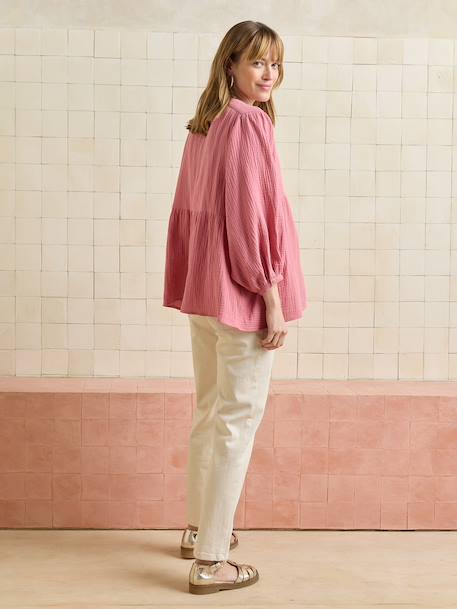 Nursing clothes blouse rose - vertbaudet enfant 
