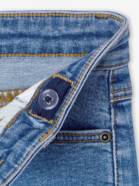 Boy's adjustable waist denim bermuda shorts double stone+stone - vertbaudet enfant 