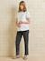 Short-sleeved maternity t-shirt with embroidery ecru - vertbaudet enfant 