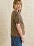 Organic Cotton* T-Shirt with Slogan, for Maternity cappuccino+ecru+khaki - vertbaudet enfant 