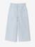 Girls' cotton bermuda shorts striped blue - vertbaudet enfant 