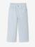 Girls' cotton bermuda shorts striped blue - vertbaudet enfant 