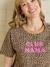 Organic Cotton* T-Shirt with Slogan, for Maternity cappuccino+ecru+khaki - vertbaudet enfant 