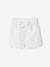 Set of 2 shorts for girls Ella Happy Time white - vertbaudet enfant 