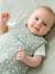 Customisable summer baby sleeping bag MARGUERITE in cotton gauze printed blue - vertbaudet enfant 