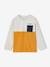 Colourblock Top for Boys blue+GREEN MEDIUM SOLID WITH DESIG+ochre - vertbaudet enfant 