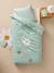 Duvet Cover & Pillowcase Set for Children, MARGUERITE printed blue - vertbaudet enfant 