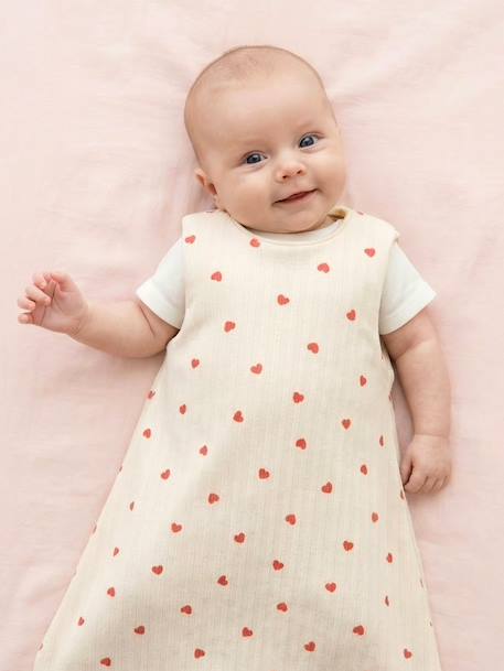 Baby sleeping bag MON COEUR ecru - vertbaudet enfant 